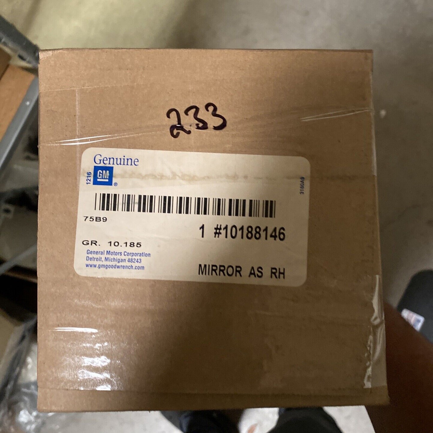 New OEM GM Mirror Right 10188146