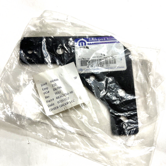 New OEM Genuine Mopar 1500 2019-2023 Right Plate 68362750AB