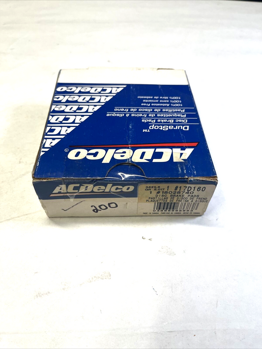 New OEM Genuine GM ACDelco 17D160 Disc Brake Pad Set 18028740
