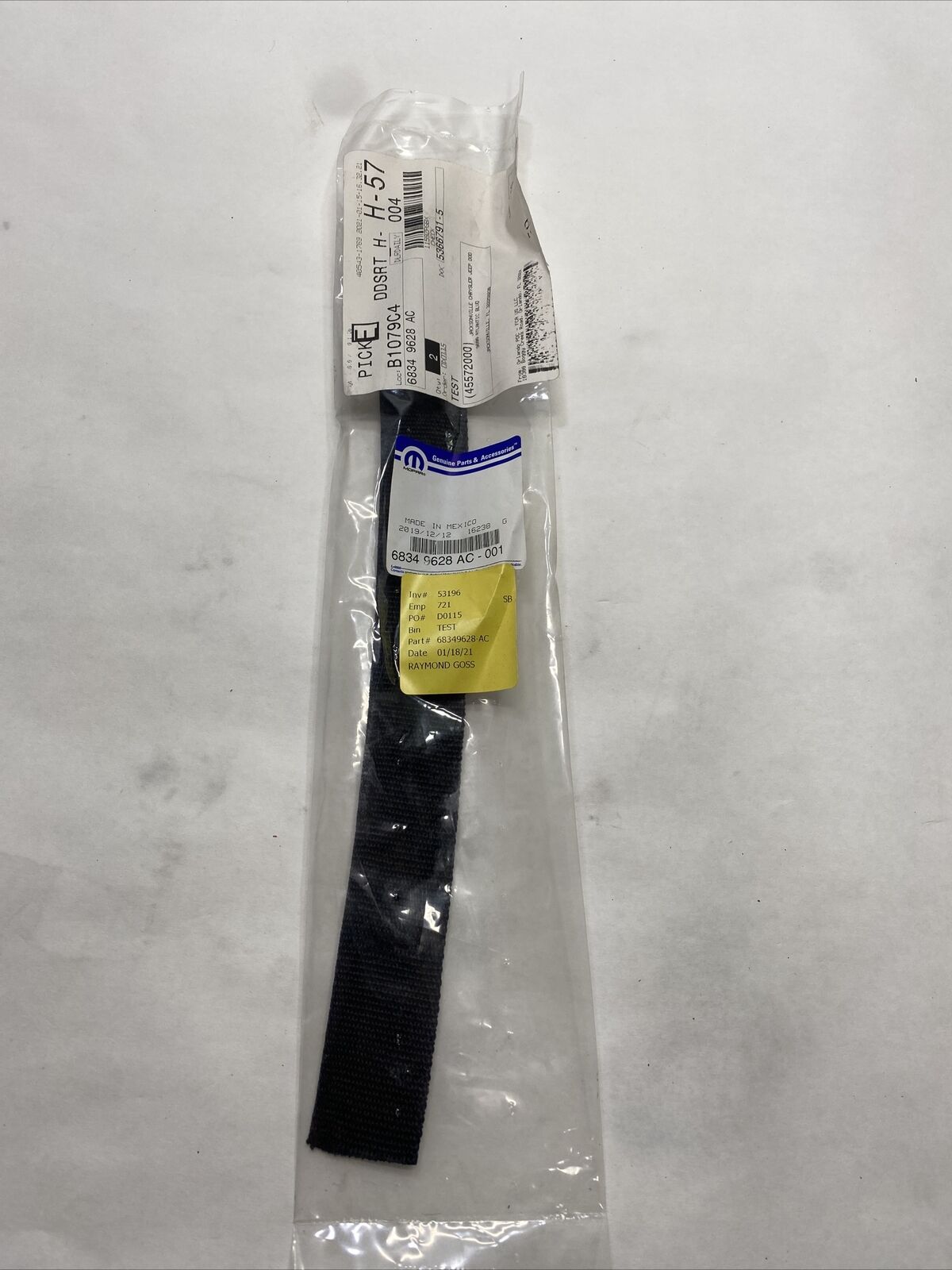 New OEM Mopar Door Check Strap 68349628AC