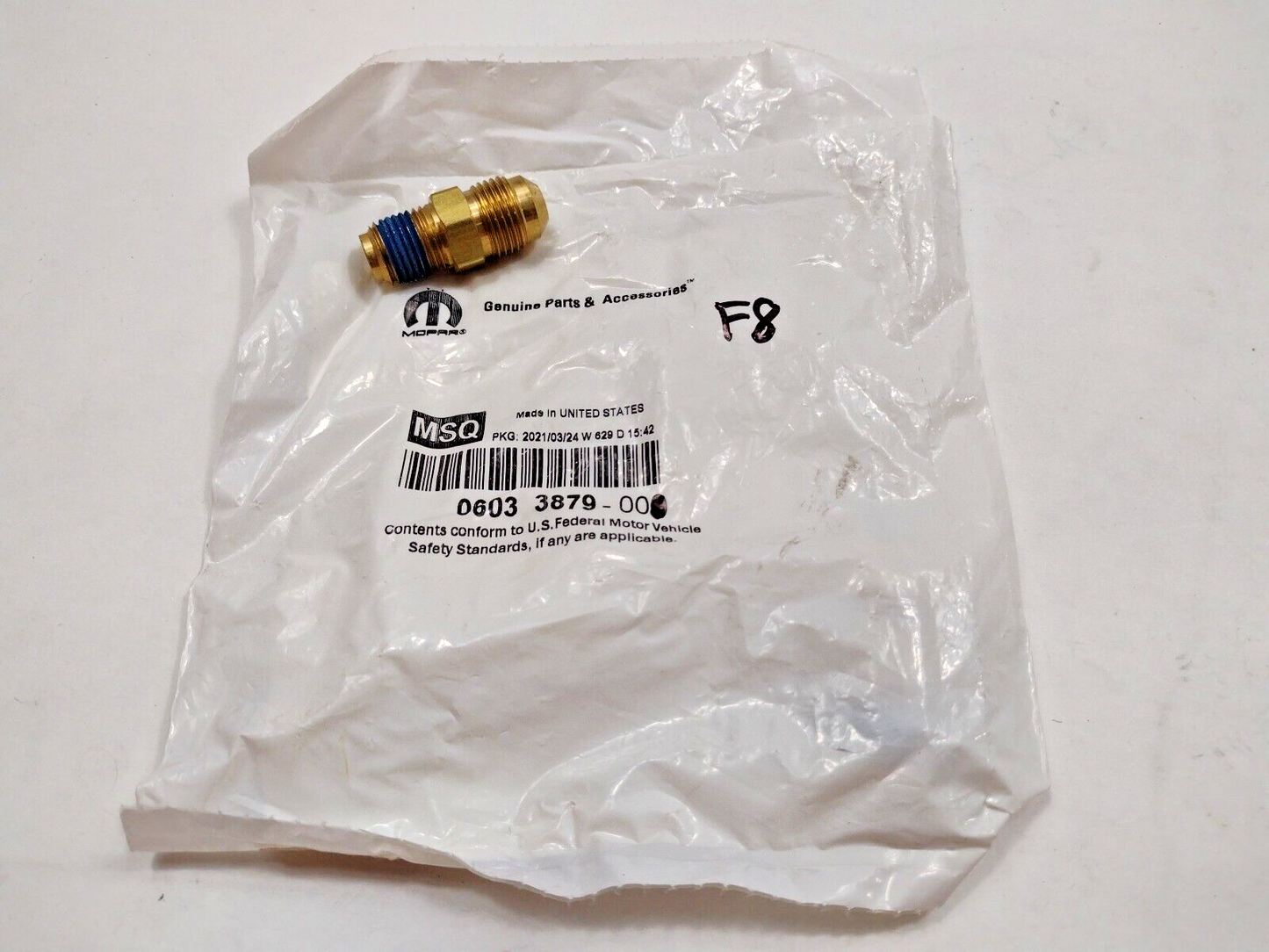 Genuine OEM Mopar Automatic Transmission Oil Cooler Line Connector 01-04 6033879