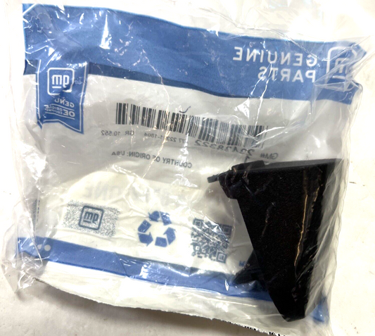 Genuine OEM GM Sierra 1500 Rear Side Door Lock Cylinder Cap Black 14-19 23438322