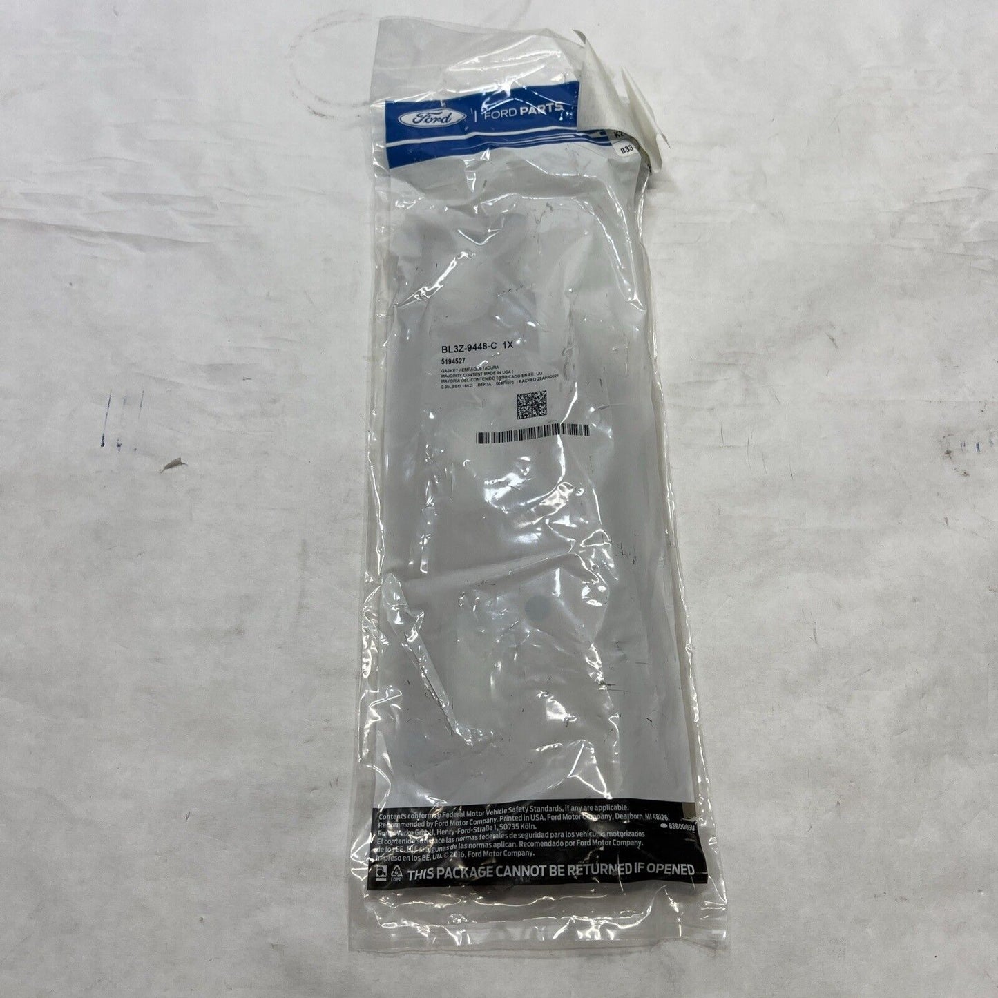 New OEM Genuine Ford Transit-150 2011-2023 Right Passenger Side Gasket BL3Z9448C