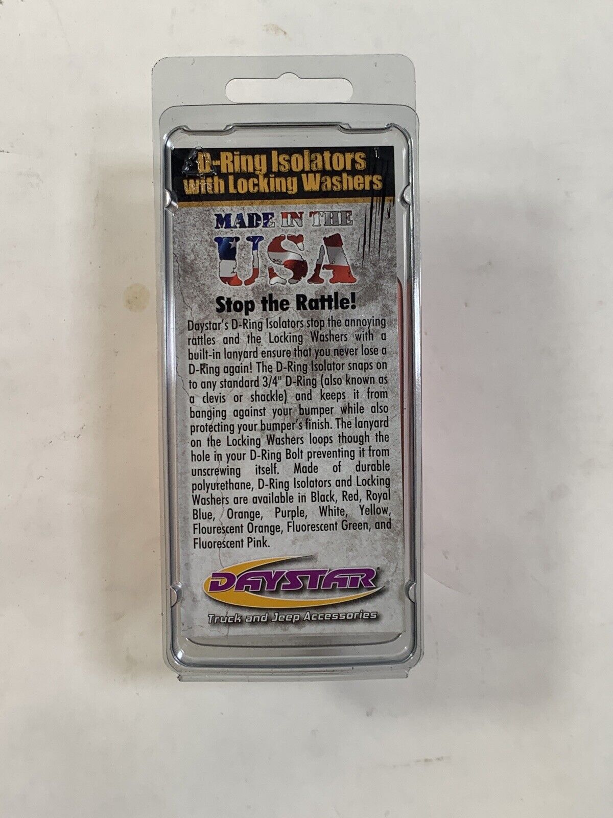 NEW Daystar KU70058FA D-Ring Lockers And Shackle Isolators