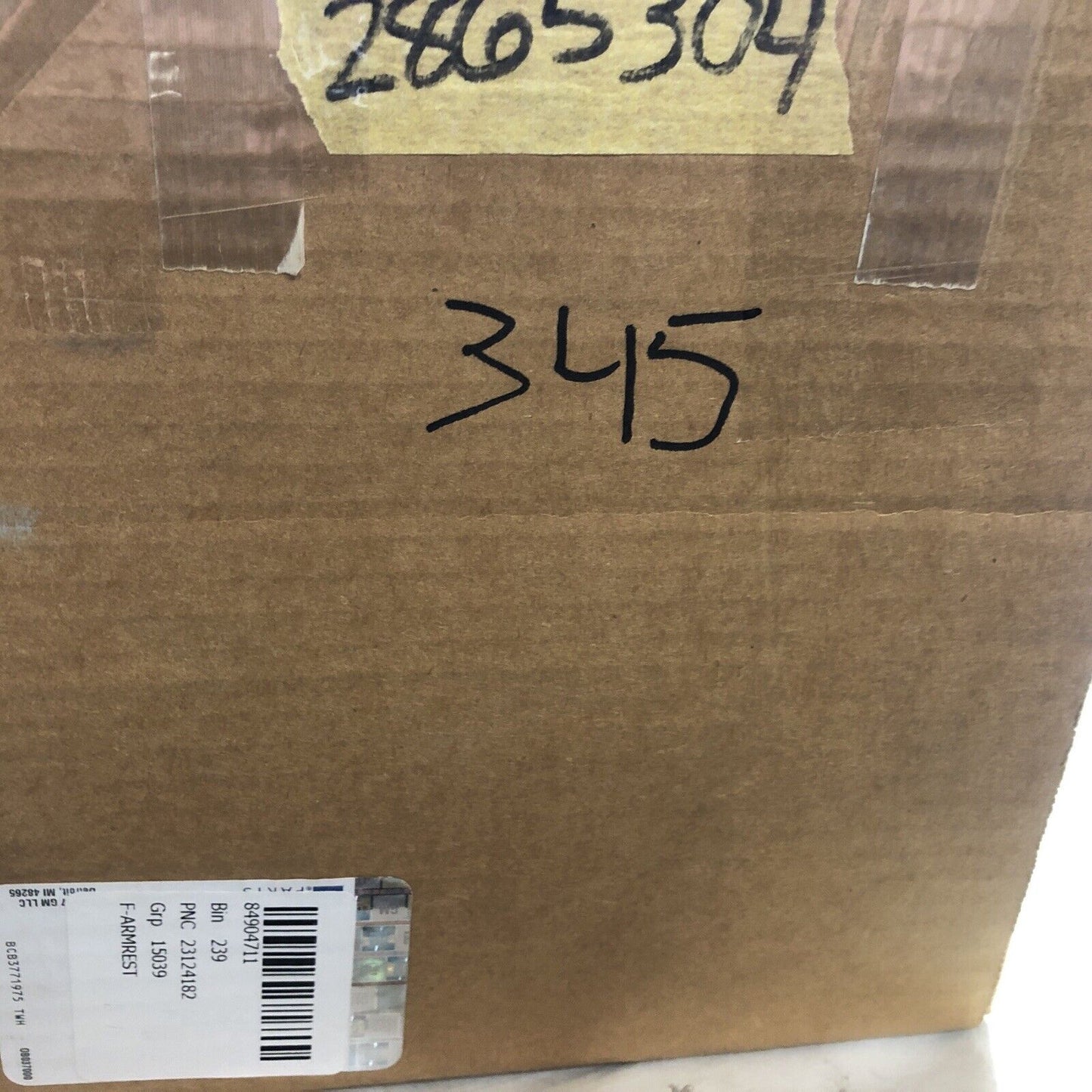 New OEM GM Chevy Impala Armrest Black 2014-2020 GENUINE 23124182