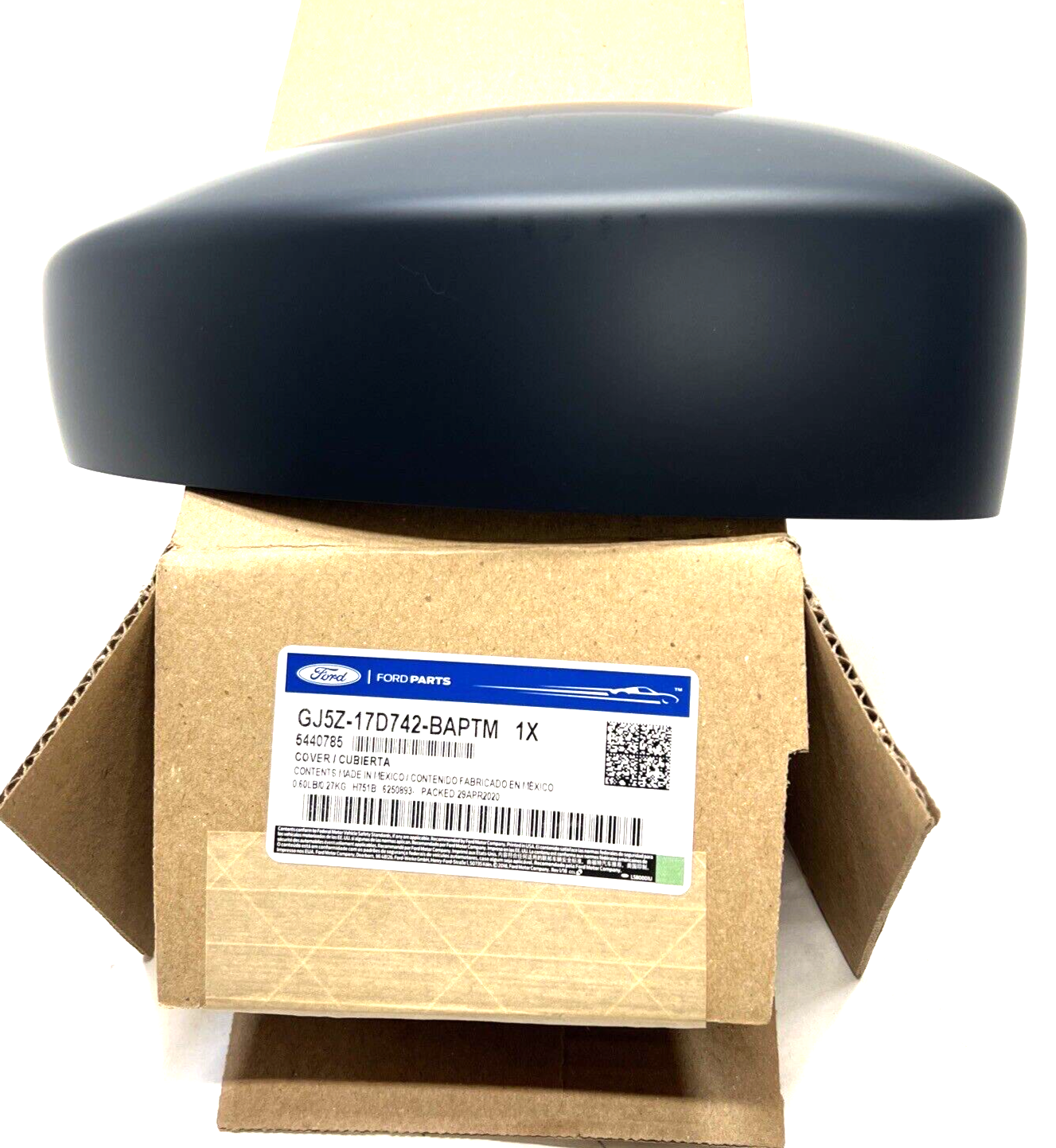 New OEM Genuine Ford Right Passenger Side Mirror Cover Black GJ5Z17D742BAPTM