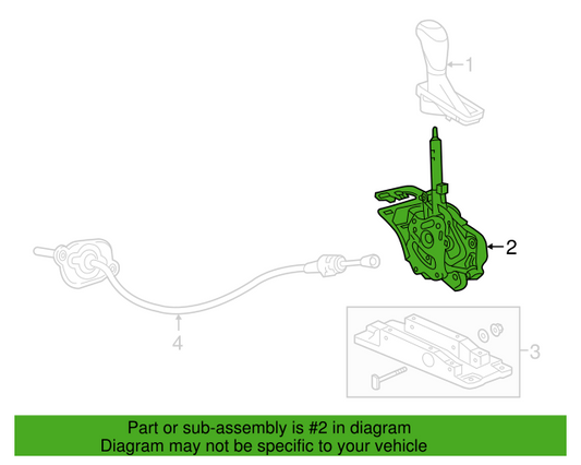 Genuine OEM GM Chevrolet Traverse Transmission Gear Shift Control 19-24 13534326