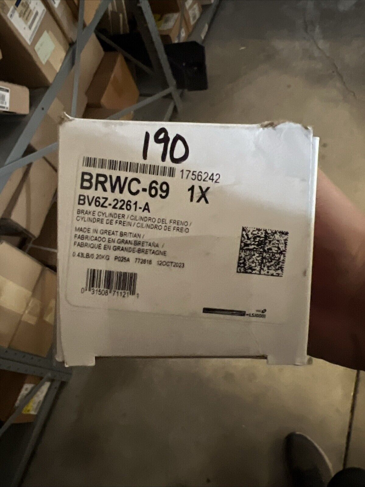 Genuine OEM Ford Wheel Brake Cyl Motorcraft BRWC69