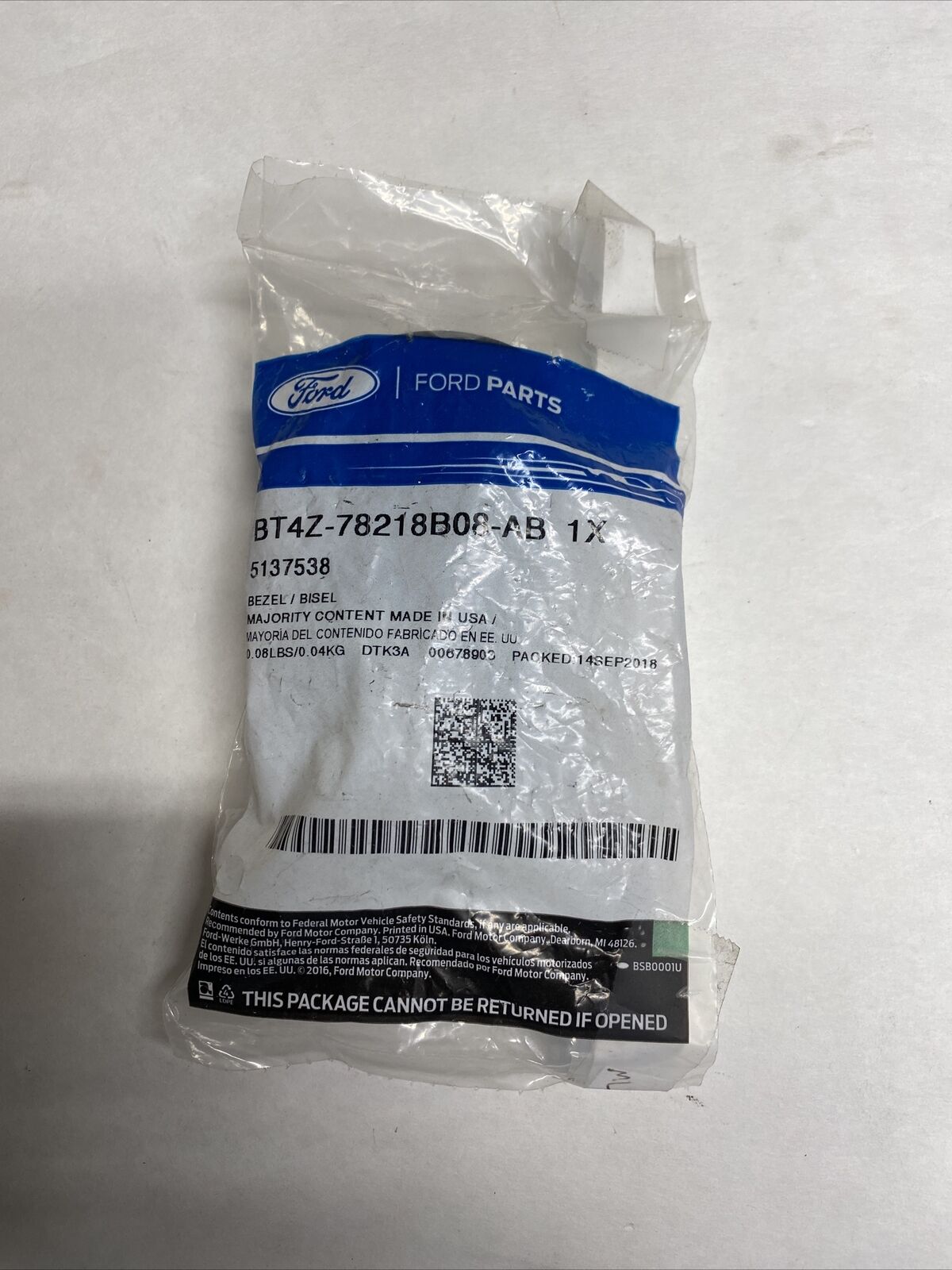 New OEM Ford Explorer Outer Handle Cap 2013-2019 BT4Z78218B08AB