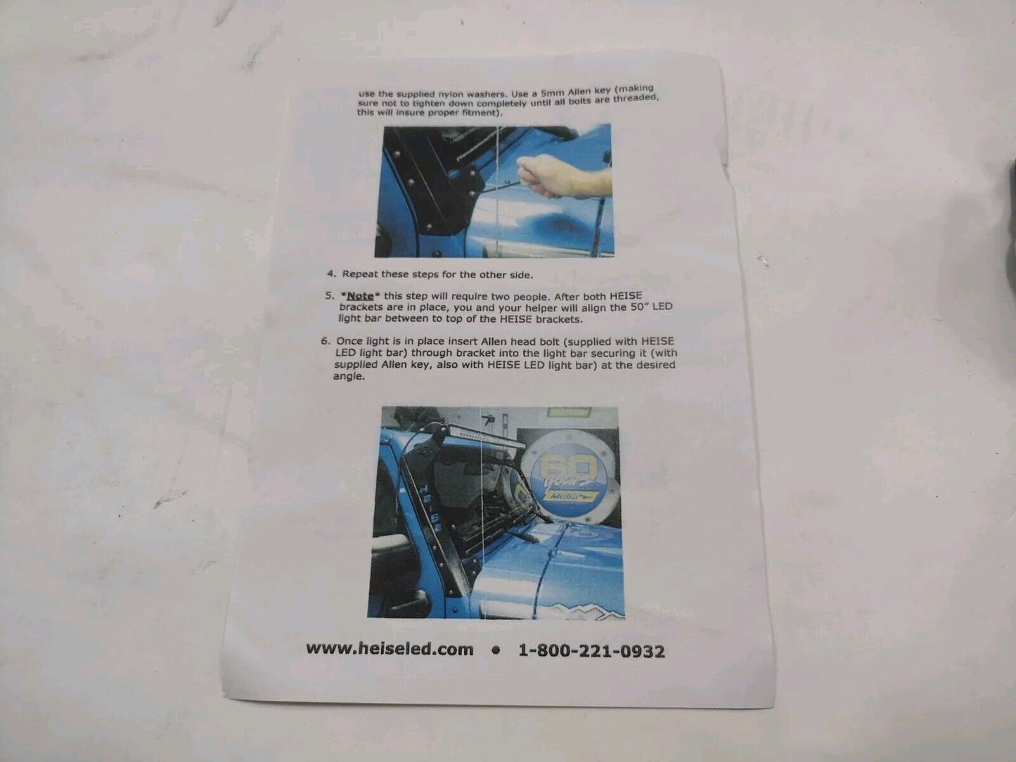 New for Jeep JK 2007-2017  HEISE A-Pillar Bracket for 50"Led Light Bar HE-JKAPB