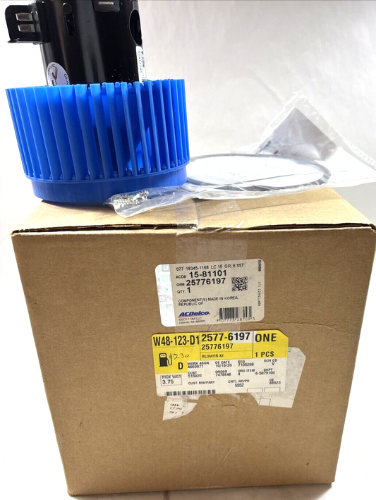 Genuine OEM GM Chevrolet Cobalt Heater AC Blower Motor Kit 2003-2011 25776197