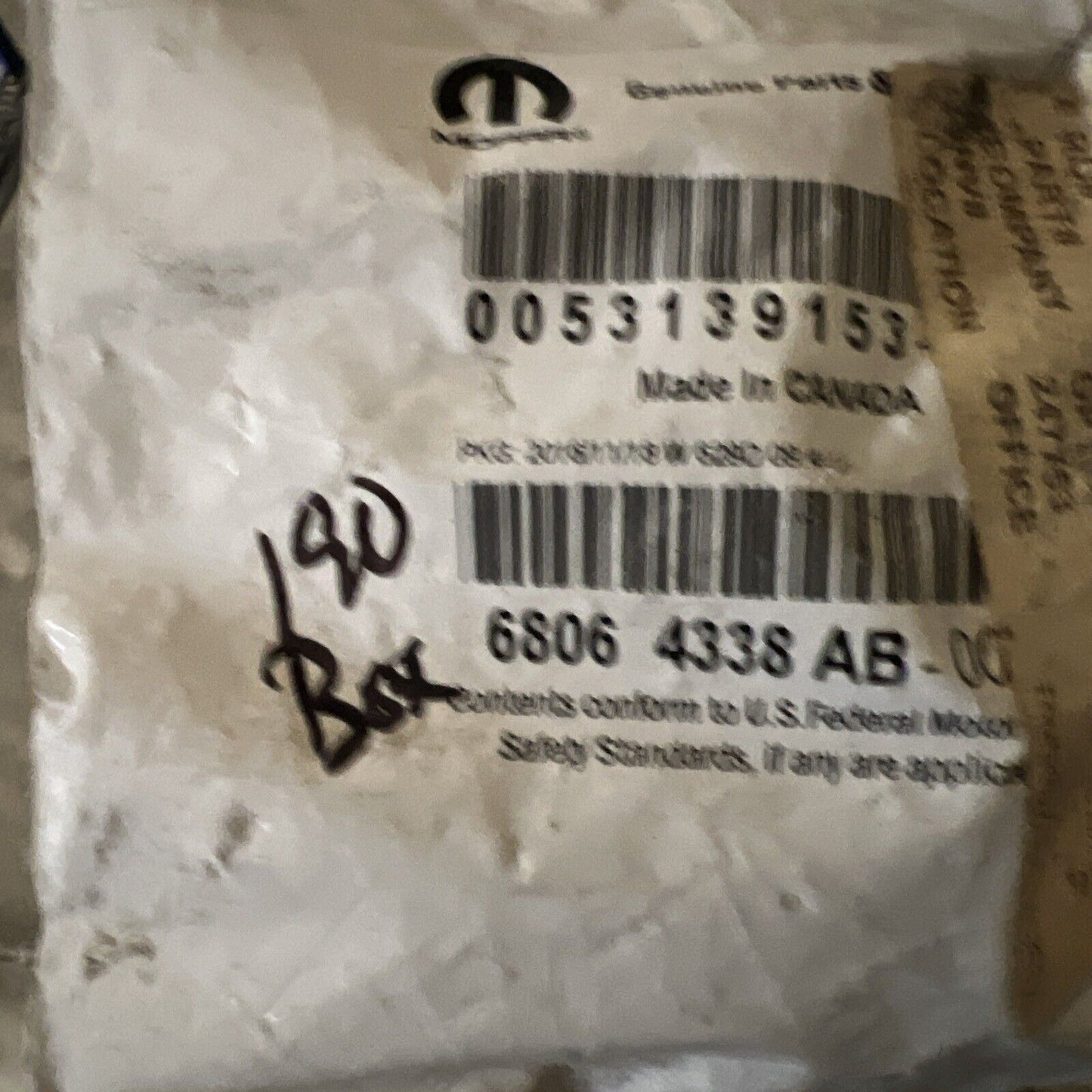 New OEM Genuine Mopar 300 2011-2023 Decklid Latch Striker 68064338AB