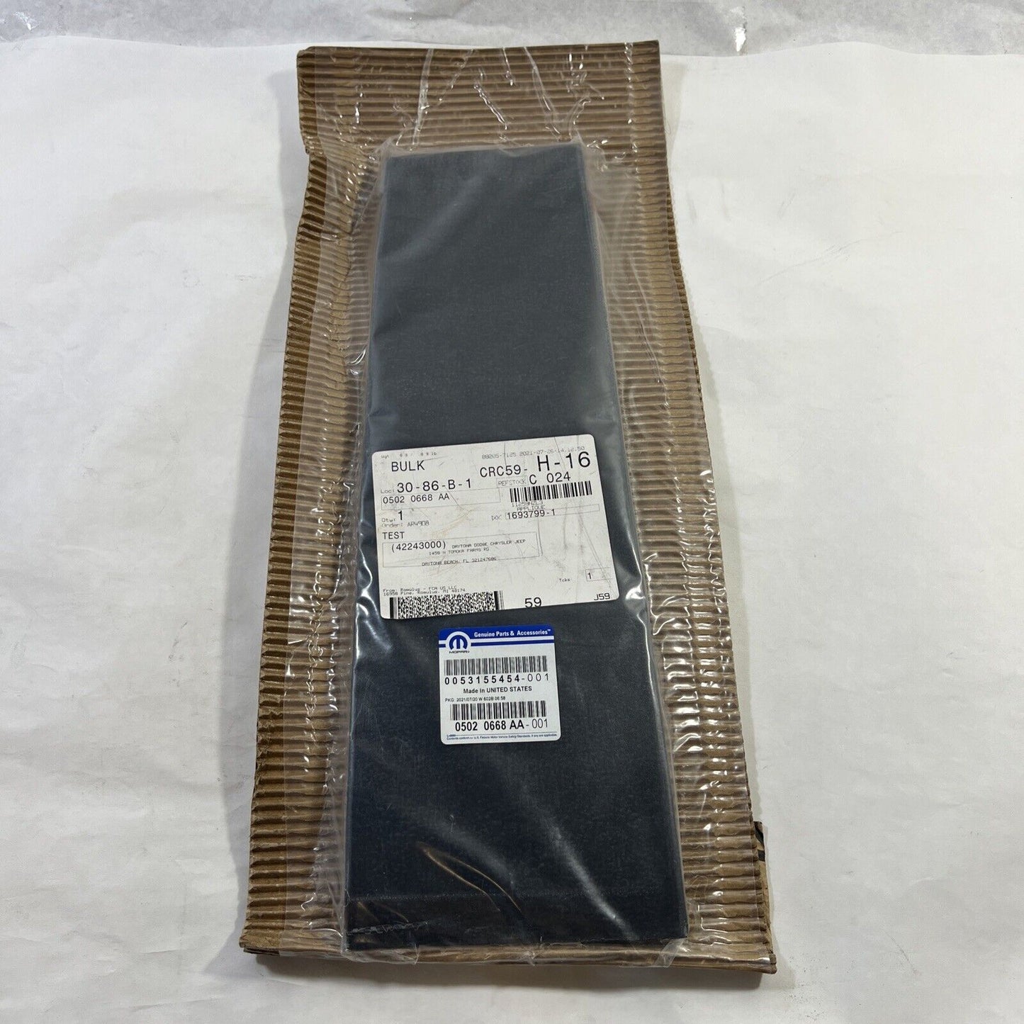 Genuine OEM Mopar Grand Caravan Outside Sliding Door Applique 08-20 5020668AA