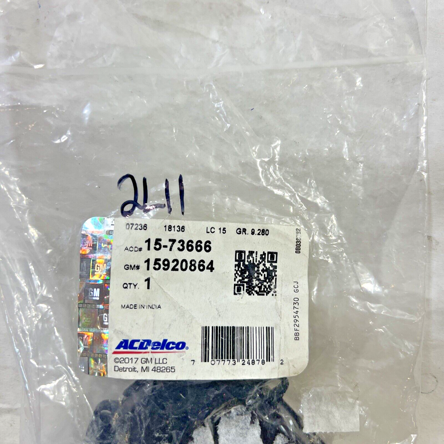 Genuine OEM GM ACDelco 1573666 RR Auxiliary Heat Blend Door Actuator 15920864