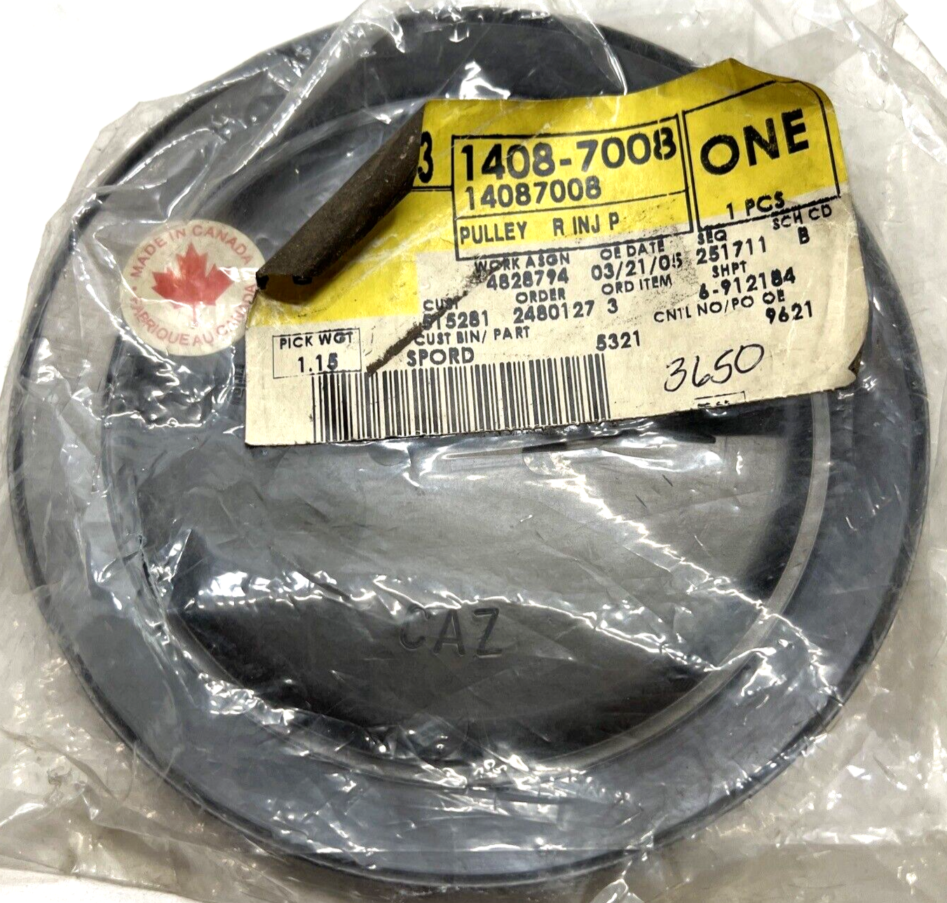 Genuine OEM GM Cavalier Pulley Air Injection Pump 1984-1987 14087008