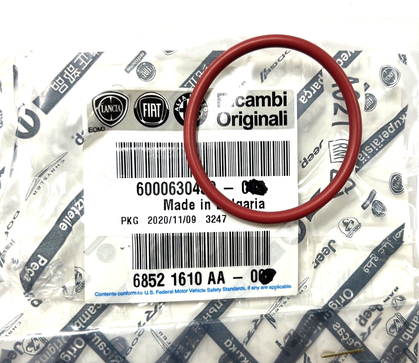 Genuine OEM Mopar 2019-2025 Throttle Body Mounting Gasket 68521610AA