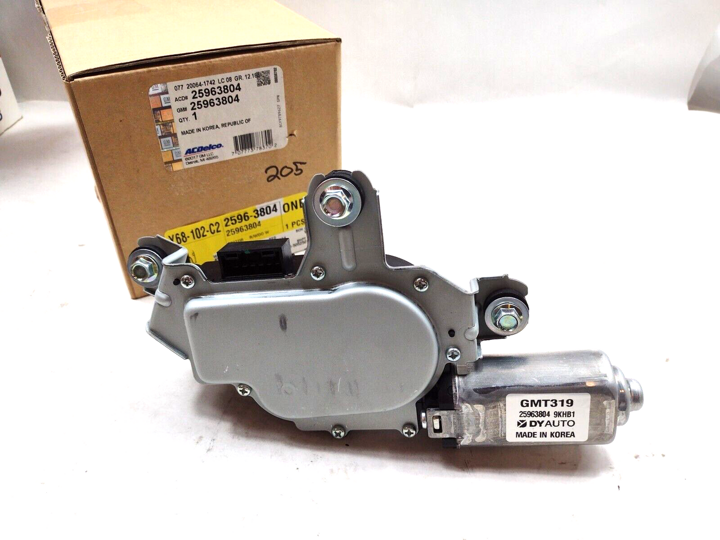 Genuine OEM GM Chevy Captiva Sport Wiper Motor 2008-2015 25963804