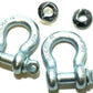 New Off Road D-Ring Shackle Kit for 1990-2006 Jeep Wrangler Crown 2546D2R