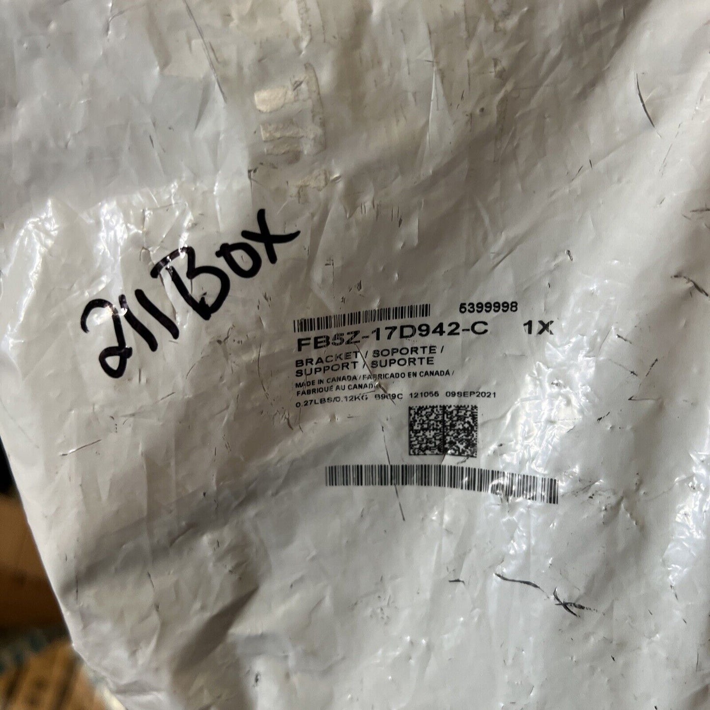 New OEM Genuine Ford Explorer Right Passenger Side Bumper Support FB5Z17D942C