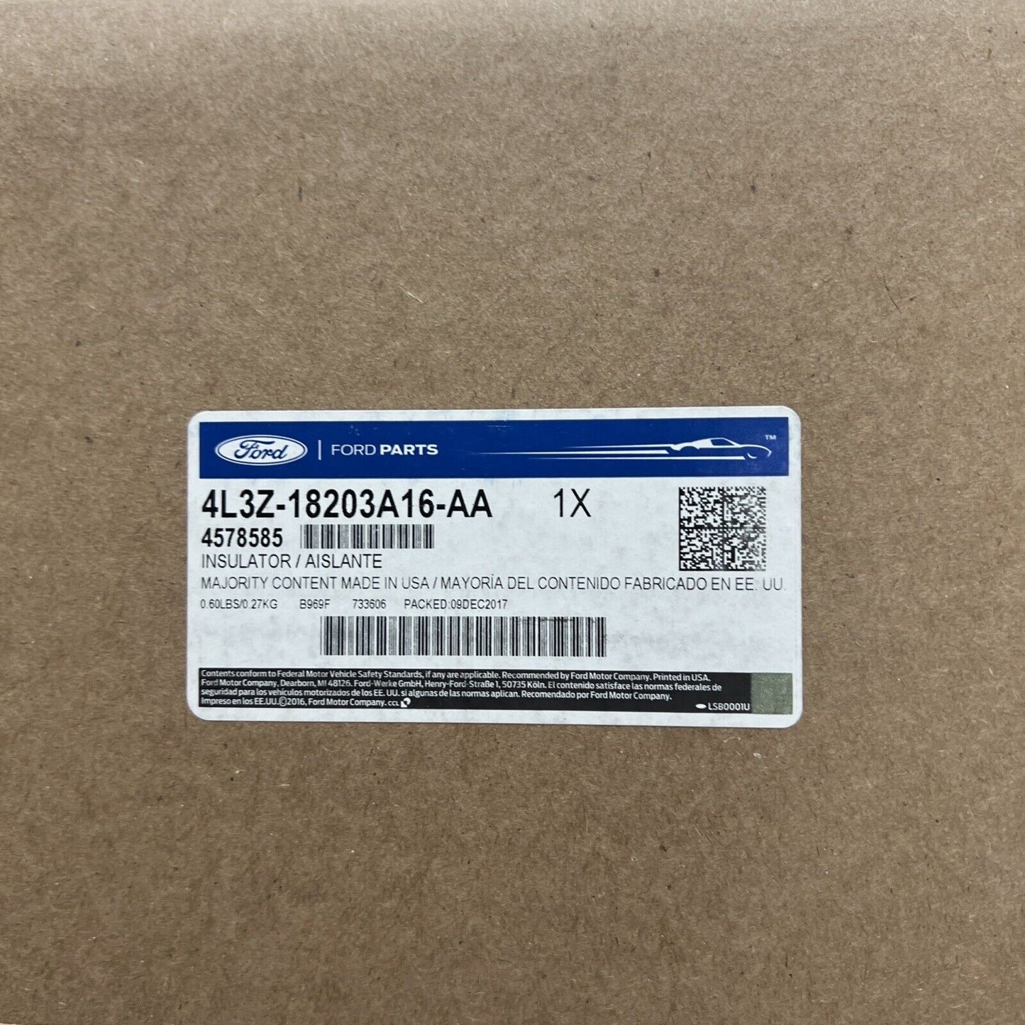 New OEM Genuine Ford Bronco Sport 2009-2023 Door Shell Insulator 4L3Z18203A16AA