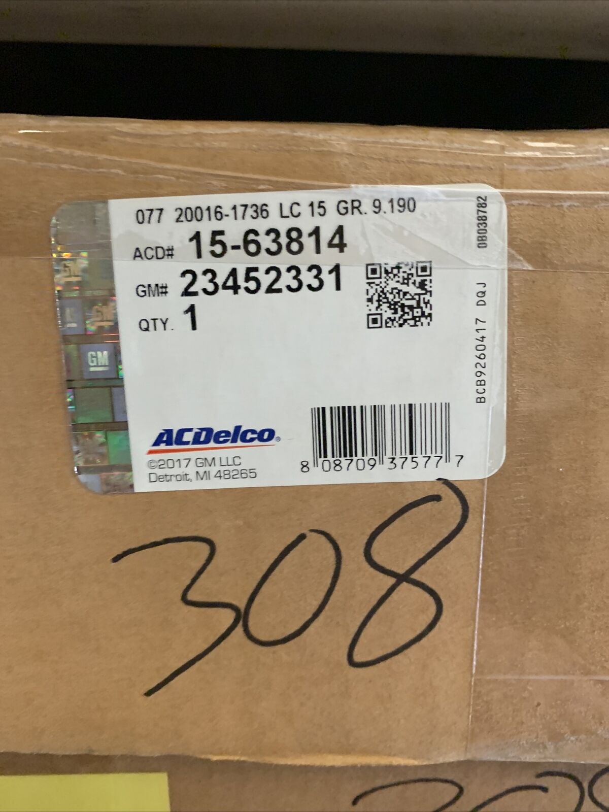 New OEM GM A/C Condenser Cadillac 2.0L 23452331