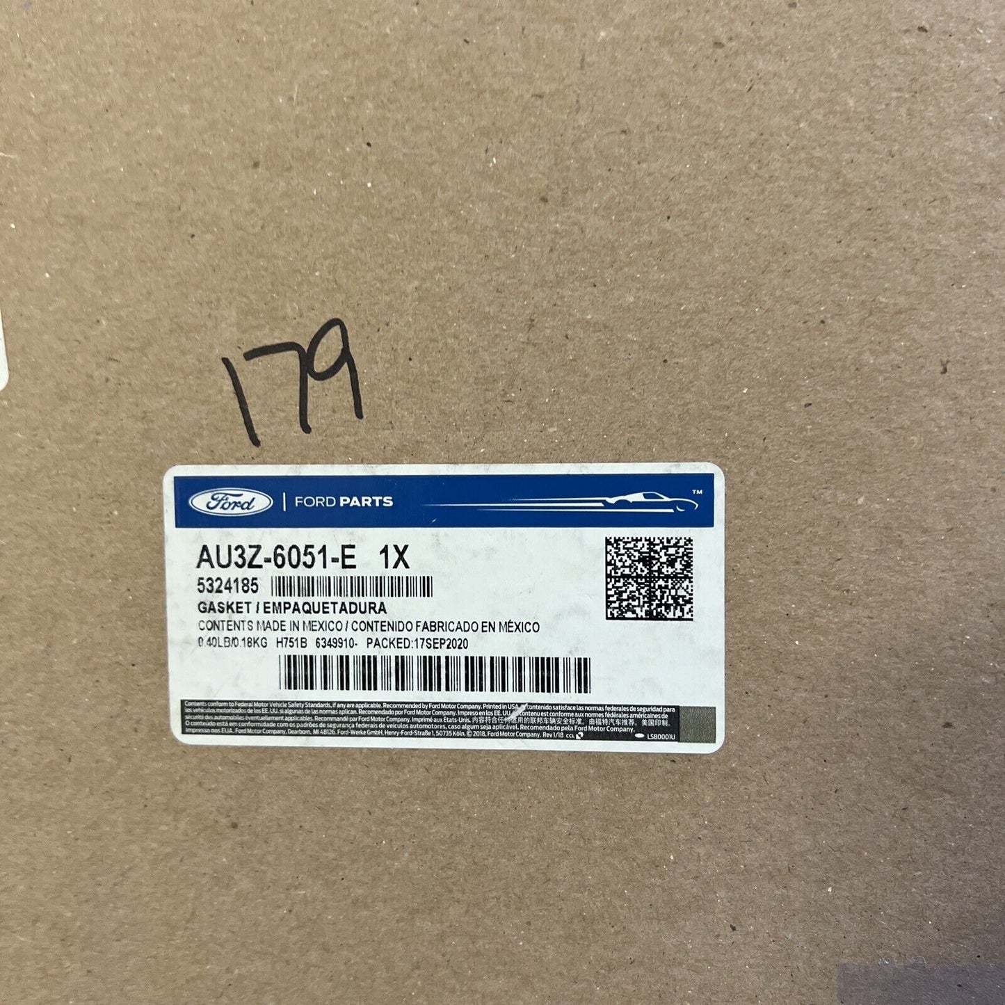 New OEM Genuine Ford Continental 09-20 Left Driver Side Head Gasket AU3Z6051F