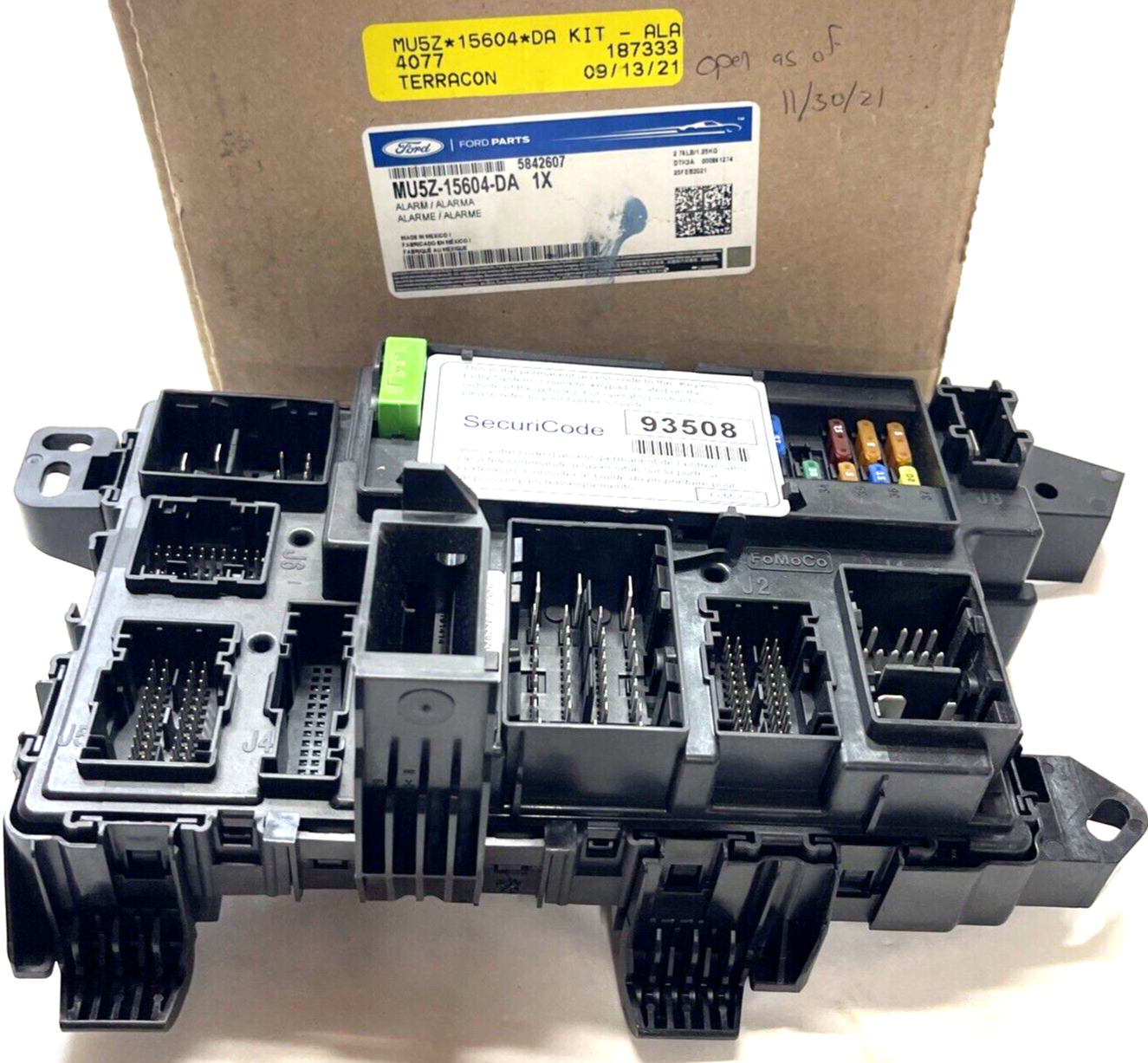 New OEM Genuine Ford F150 Alarm Keyless Lock System Kit 2021-2023 MU5Z15604DA