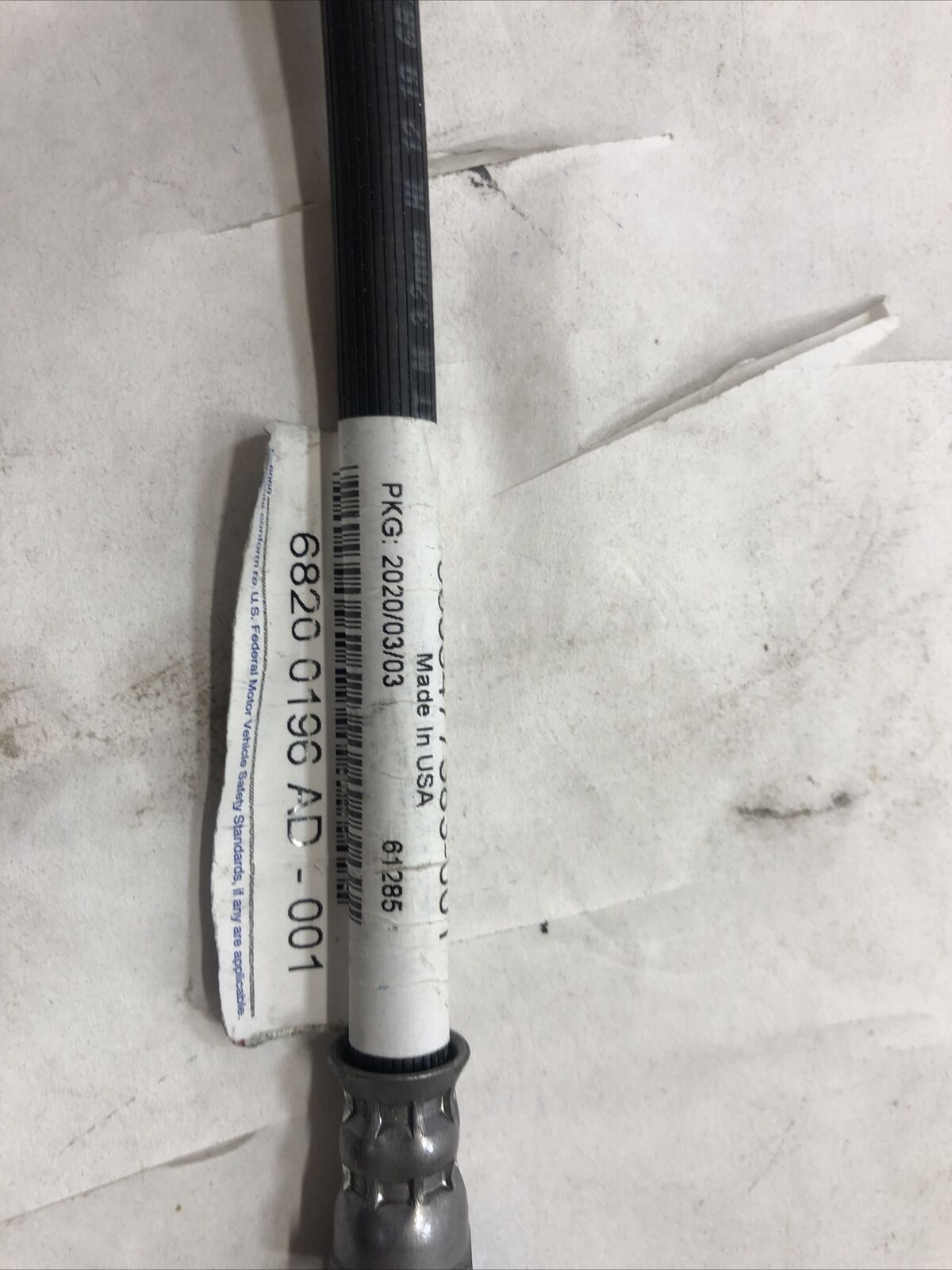 MOPAR JEEP CHEROKEE FRONT BRAKE HOSE LINE 14 -21 68200196AD