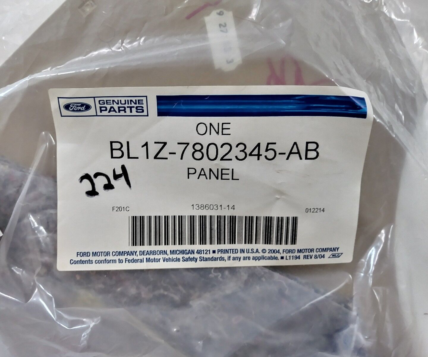 New OEM Ford Expedition Interior Cowl Trim Driver Side 2007-2014 BL1Z7802345AB