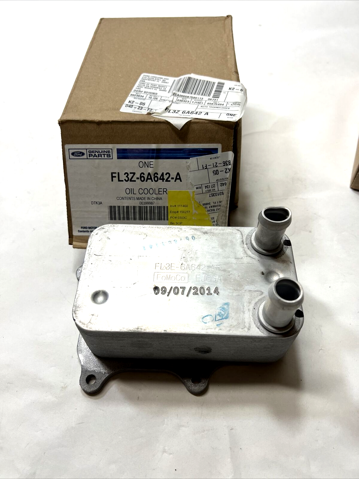 New OEM Genuine Ford Lincoln 2015-2022 Engine Oil Cooler Assembly FL3Z-6A642-A