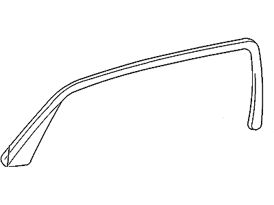 New OEM GM Cadillac Deville, Seville Weatherstrip Roof 1994-96 3548709