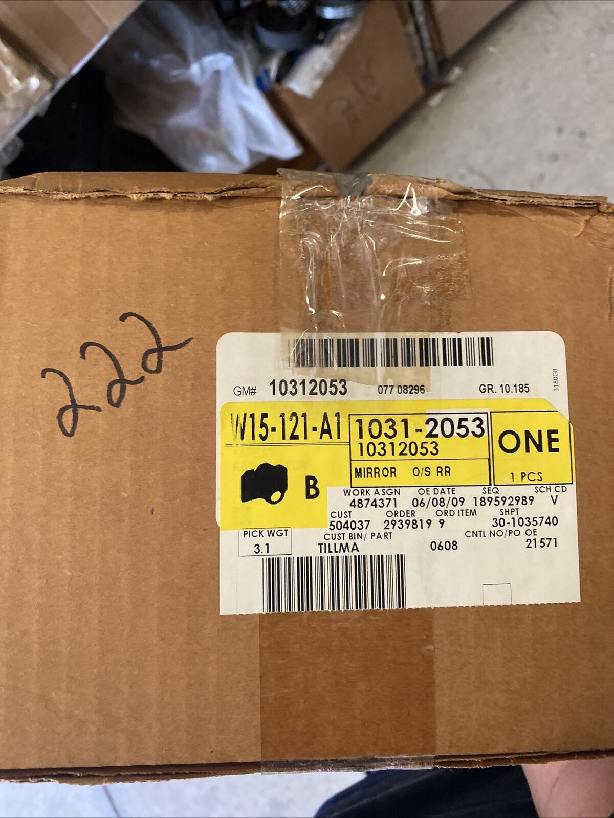 New OEM GM Pontiac Grand Prix Mirror Assembly Left 1997-2003 10312053