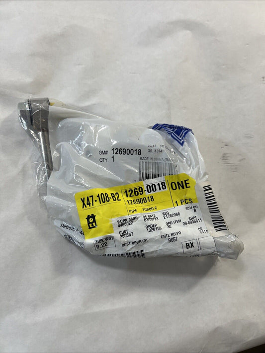 Genuine OEM GM Chevrolet Buick Turbocharger Coolant Feed Pipe 2016-2024 12690018