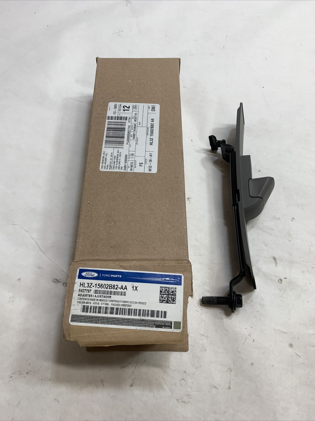 New OEM F-250 Super Duty Front Seat Belt-Height Adjuster Bracket HL3Z15602B82AA