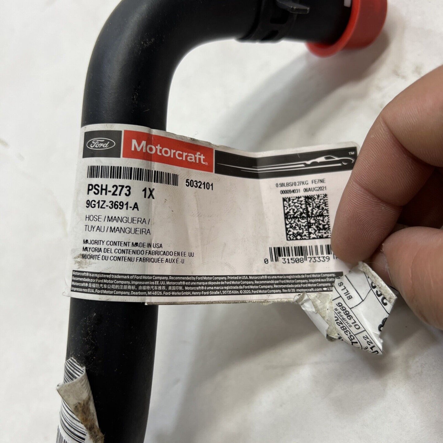 New OEM Ford Power Steering Return Line Hose Assembly Motorcraft PSH-273