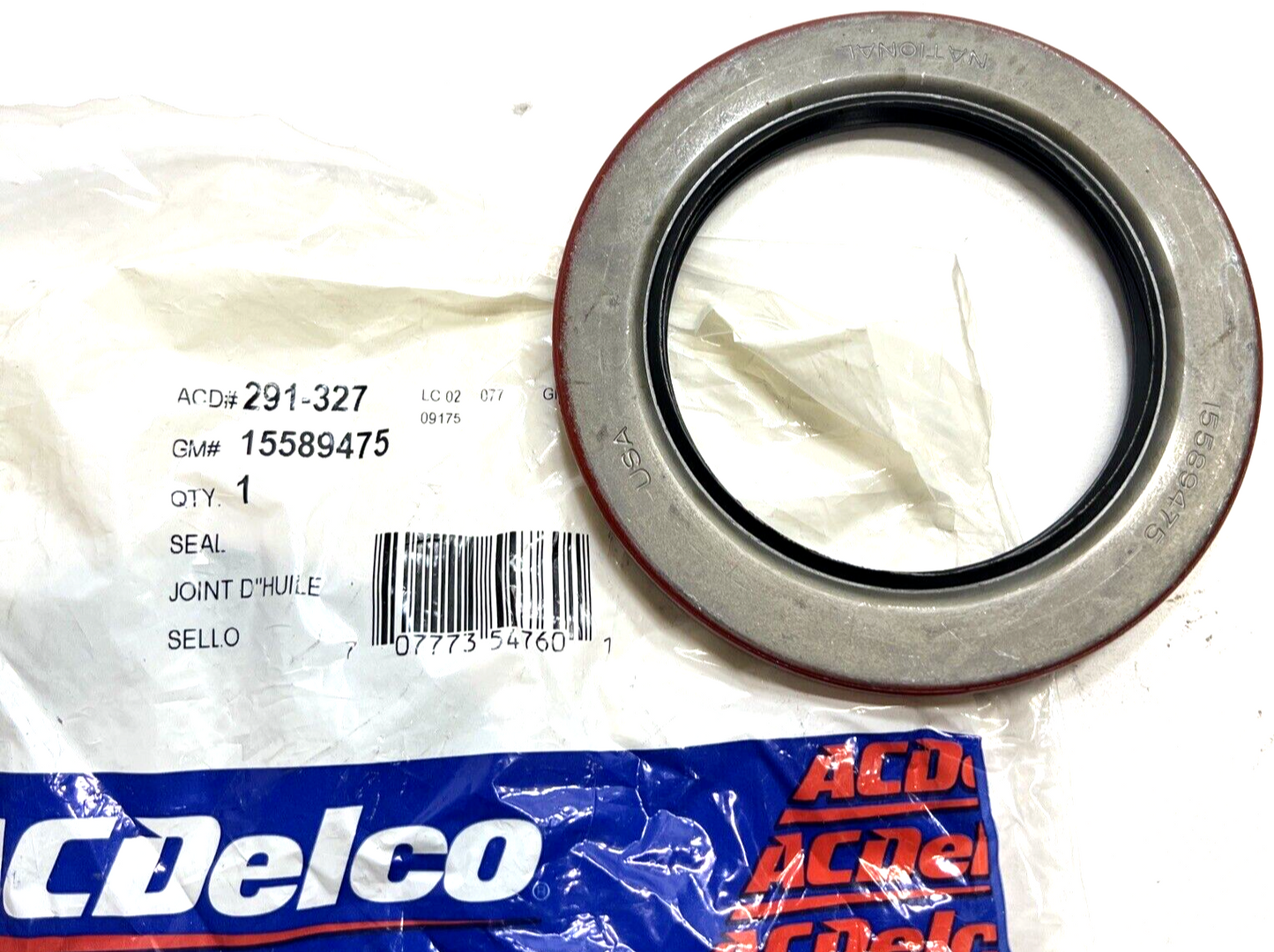 Genuine OEM GM ACDelco Escalade Rear Axle Shaft Seal 1985-2000 291327 291327
