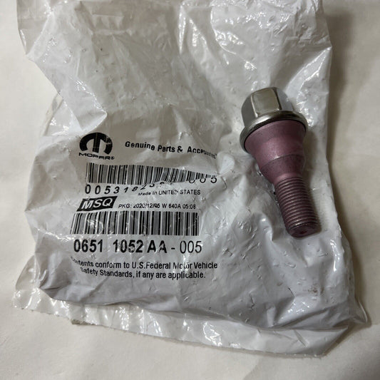 New 12-16 Dodge DART WHEEL BOLTS LUG NUT (SINGLE) OEM NEW MOPAR PART 6509938AA
