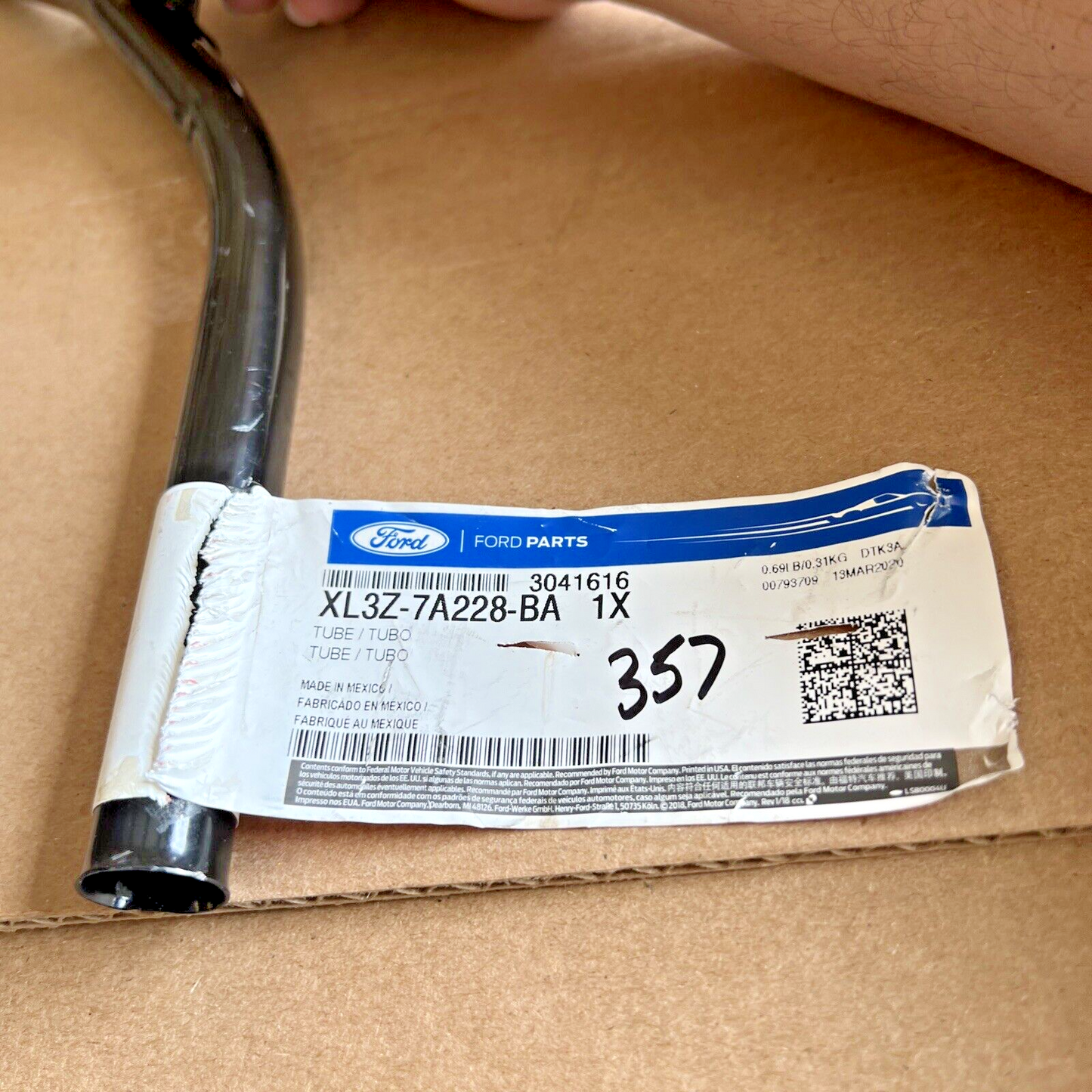 NEW OEM Ford Automatic Transmission Fluid Oil Dipstick Filler Tube XL3Z7A228BA