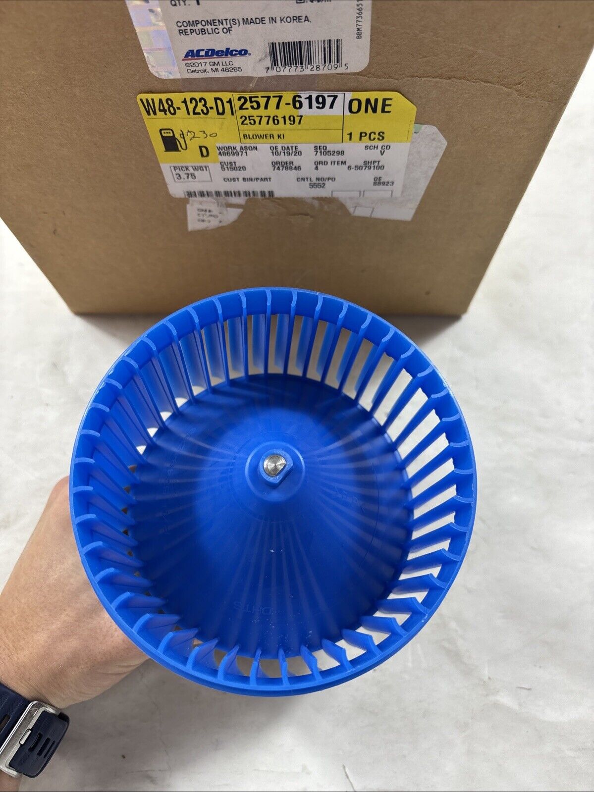 Genuine OEM GM Chevrolet Cobalt Heater AC Blower Motor Kit 2003-2011 25776197