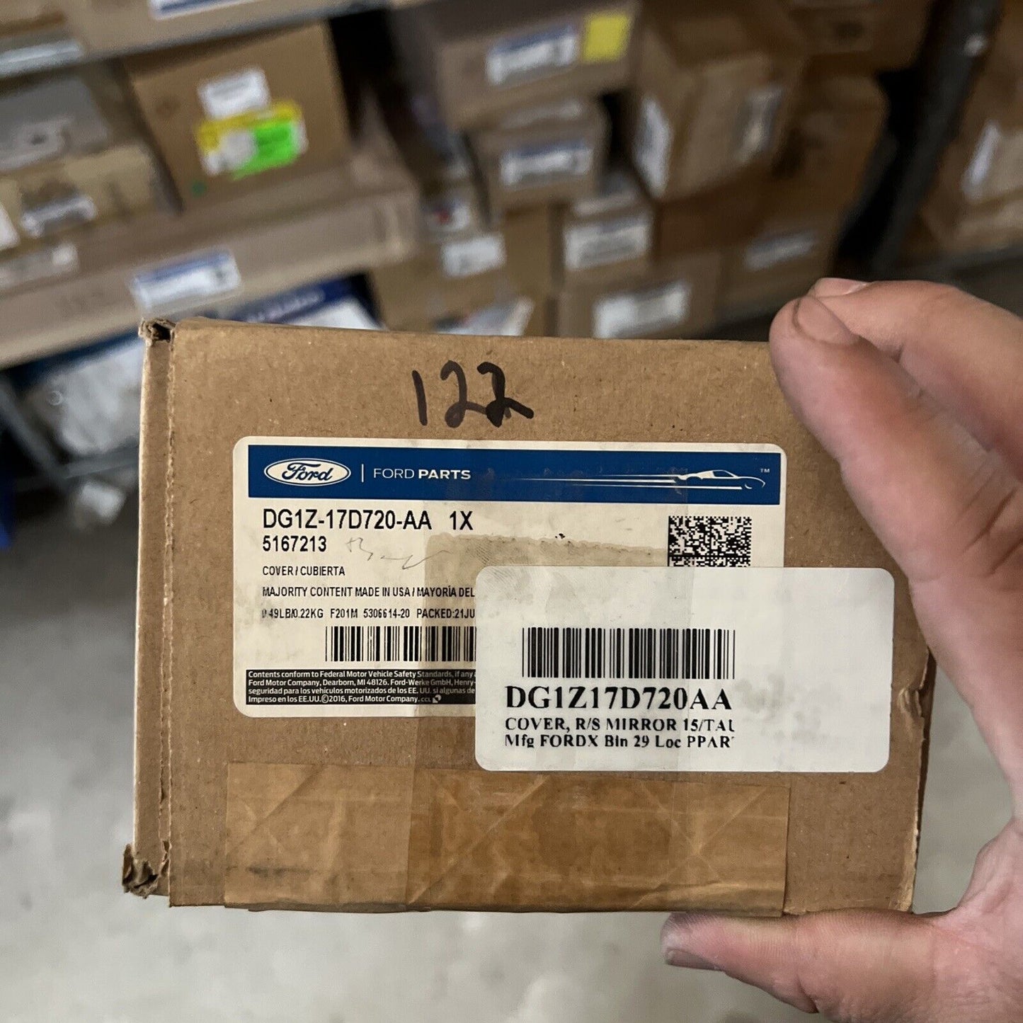 New OEM Ford Taurus Door Mirror Trim Cover Upper 13-19 DG1Z17D720AA