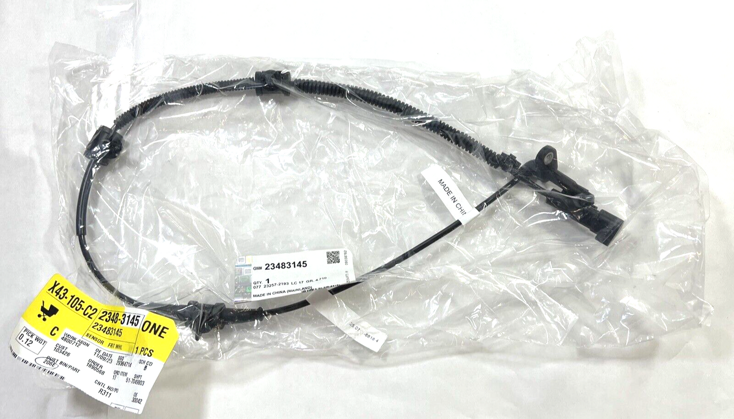 Genuine OEM GM ACDelco Impala Front Wheel Speed Sensor 2013-2020 23483145