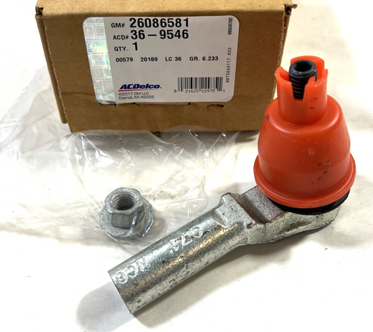 Genuine OEM GM ACDelco Corvette Front Outer Steering Tie Rod End 369546 26086581