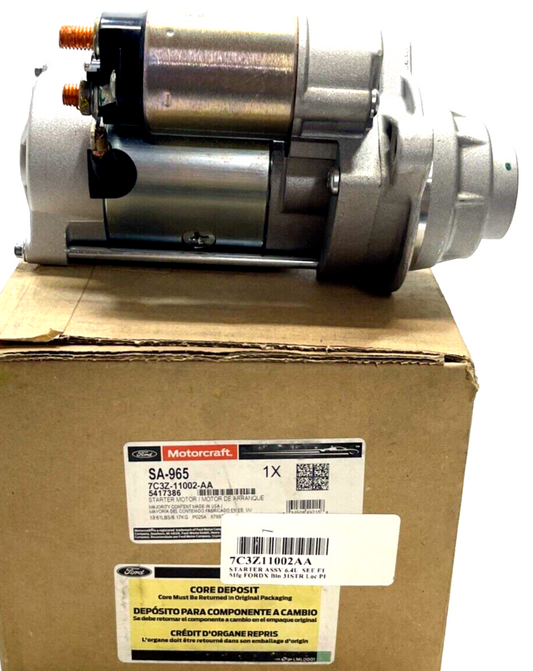 New OEM Genuine Ford F-250 Super Duty 2008-2010 Starter Motor Motorcraft SA965