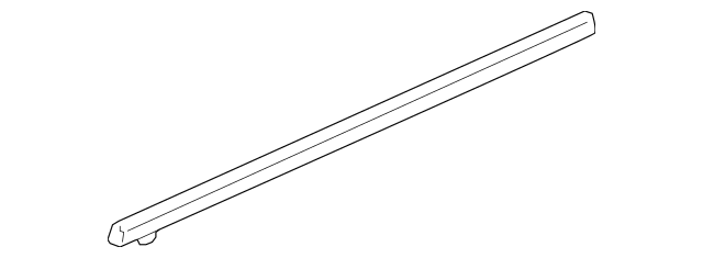 Genuine OEM GM Chevrolet Front Left Side Window Sweep Belt Molding 23387843