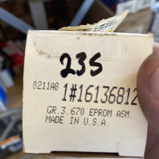 New OEM GM Calibrator  ACDelco 16136812