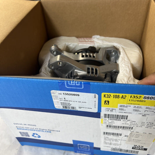 New Genuine OEM GM Alternator ACDelco 2017-24 13520809