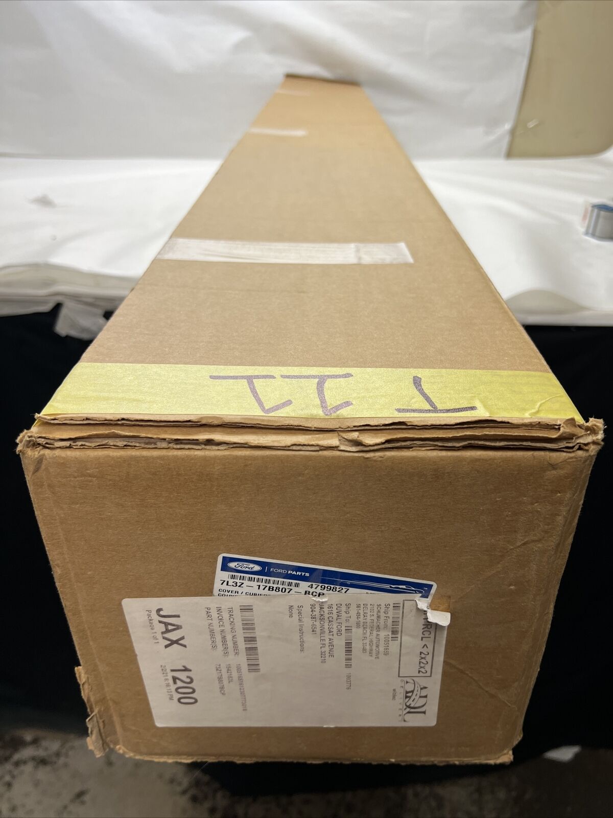 New OEM Genuine Ford Rear Bumper Top Step Pad Cover 7L3Z17B807BCP