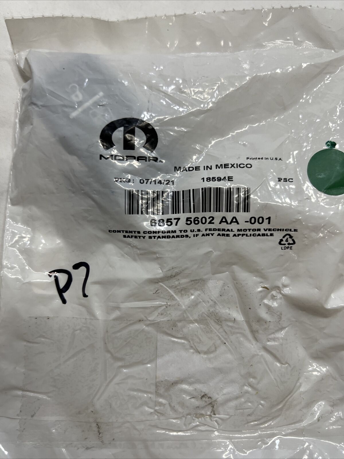 New OEM Genuine Mopar 2019-2023 Integrated Key FOB Transmitter 68575602AA