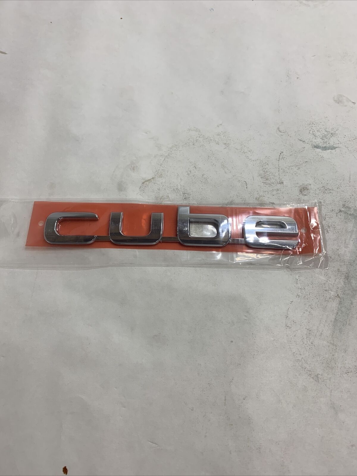 New OEM Nissan "Cube" Emblem GENUINE Nameplate 90895-1FA0A