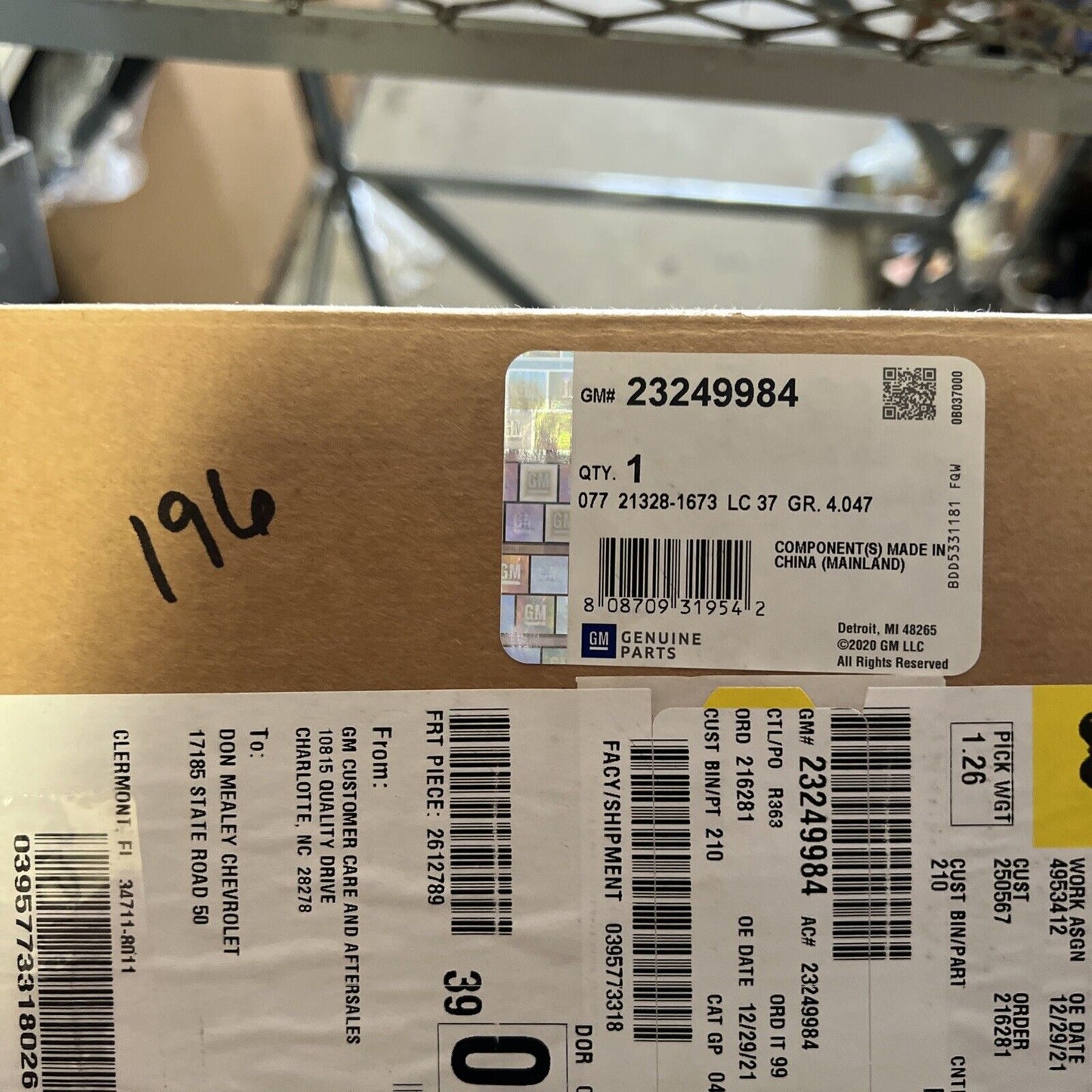 New Genuine OEM GM 2005-2008 Automatic Transmission Control Lever Cable 23249984